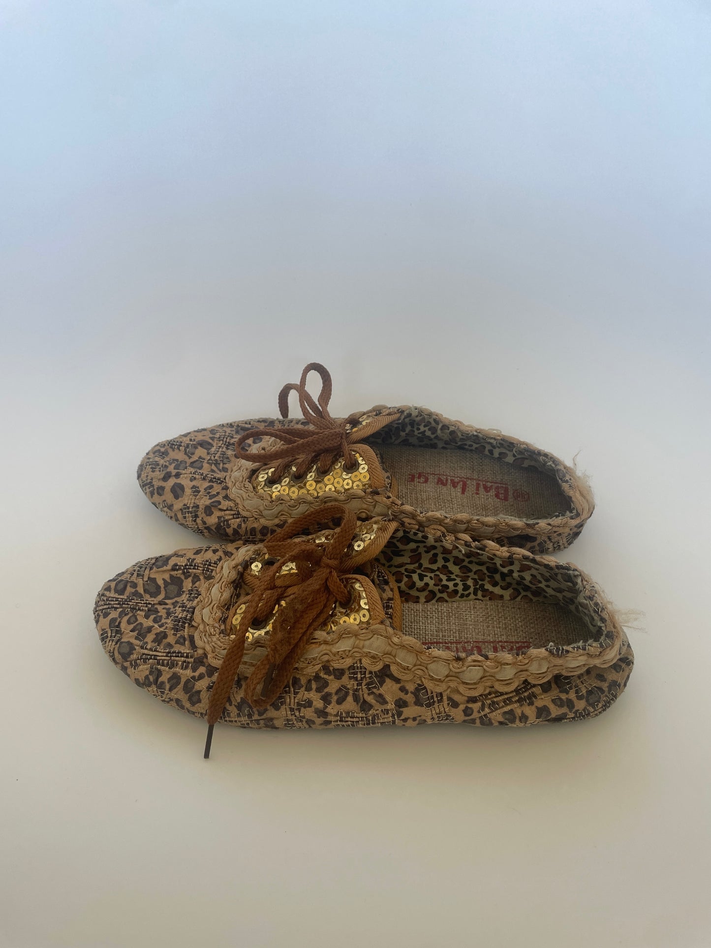 Leopard Print & Sequin Shoes