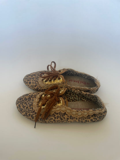 Leopard Print & Sequin Shoes